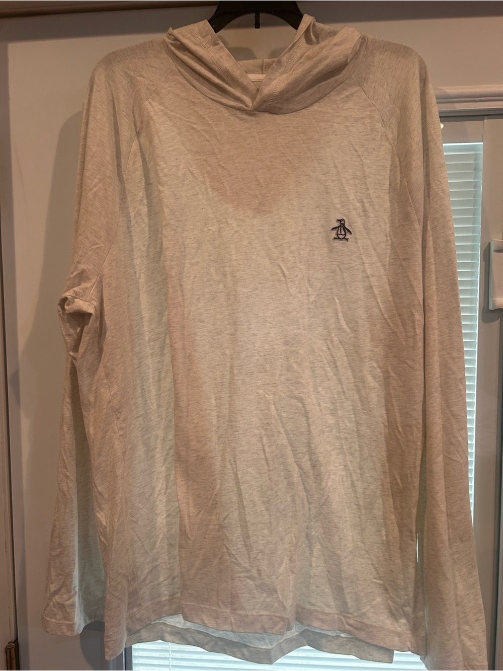 Original Penguin Long Sleeve Hooded Shirt